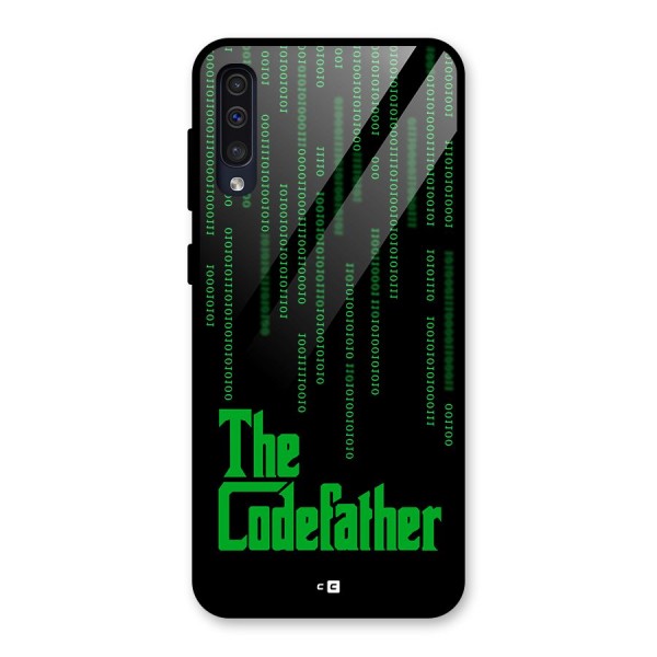 The Codefather Glass Back Case for Galaxy A50