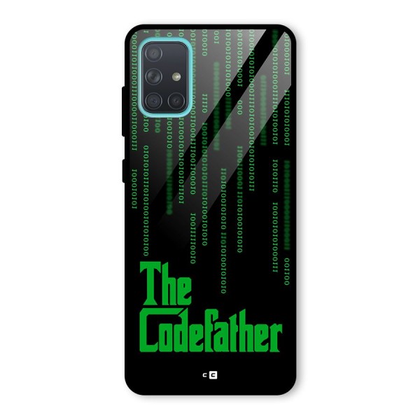 The Codefather Glass Back Case for Galaxy A71