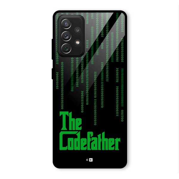 The Codefather Glass Back Case for Galaxy A72