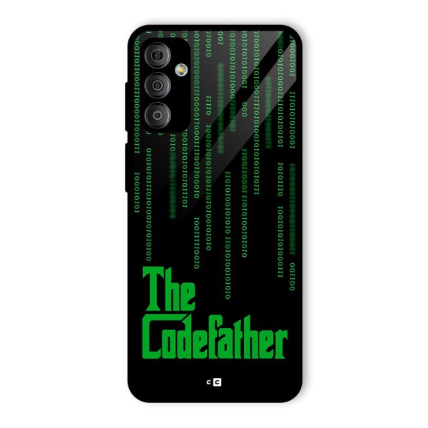 The Codefather Glass Back Case for Galaxy F23