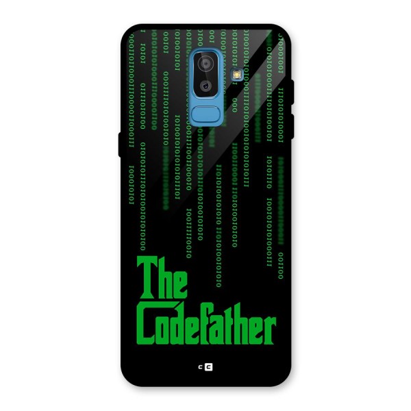 The Codefather Glass Back Case for Galaxy J8