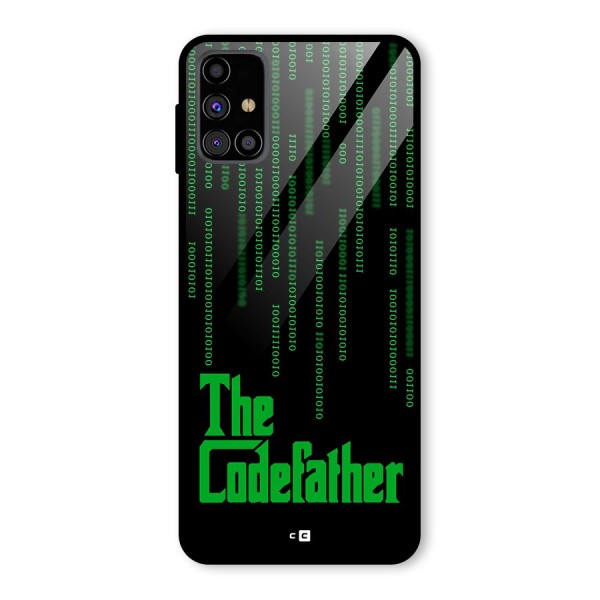 The Codefather Glass Back Case for Galaxy M31s