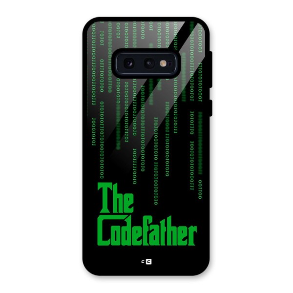 The Codefather Glass Back Case for Galaxy S10e