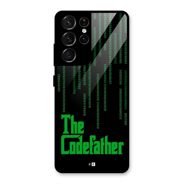 The Codefather Glass Back Case for Galaxy S21 Ultra 5G