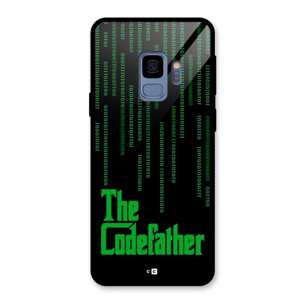 The Codefather Glass Back Case for Galaxy S9