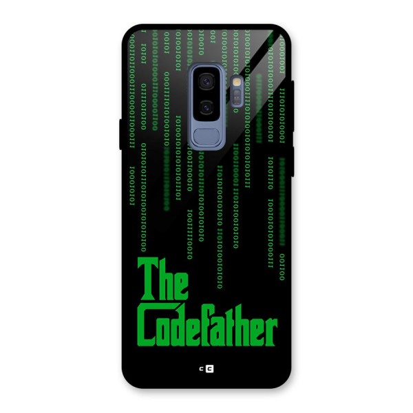 The Codefather Glass Back Case for Galaxy S9 Plus