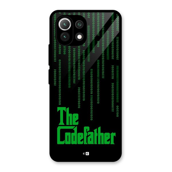 The Codefather Glass Back Case for Mi 11 Lite