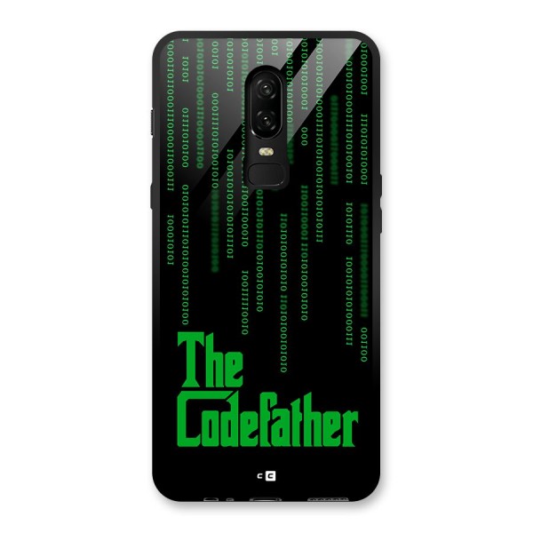 The Codefather Glass Back Case for OnePlus 6