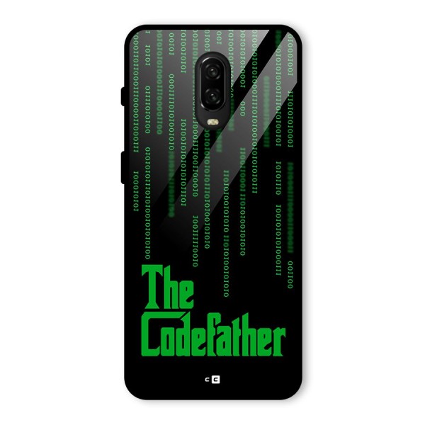 The Codefather Glass Back Case for OnePlus 6T