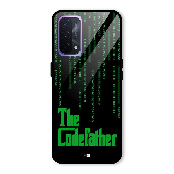 The Codefather Glass Back Case for Oppo A74 5G