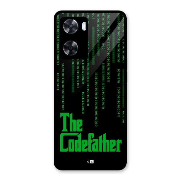 The Codefather Glass Back Case for Oppo A77