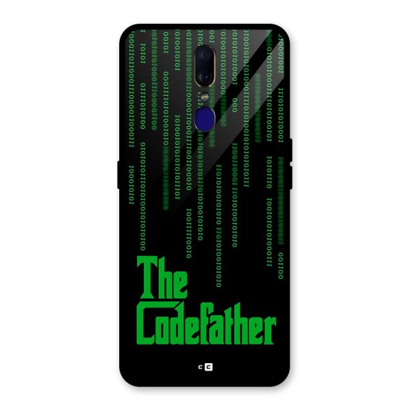 The Codefather Glass Back Case for Oppo F11