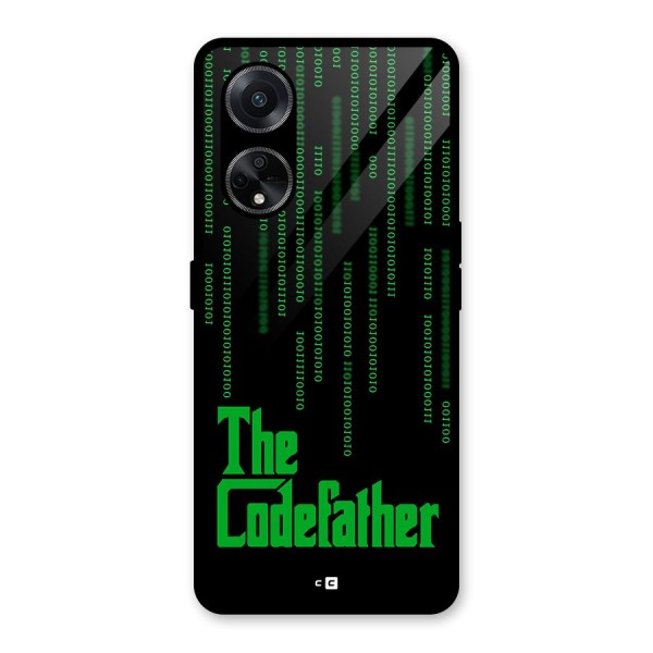 The Codefather Glass Back Case for Oppo F23