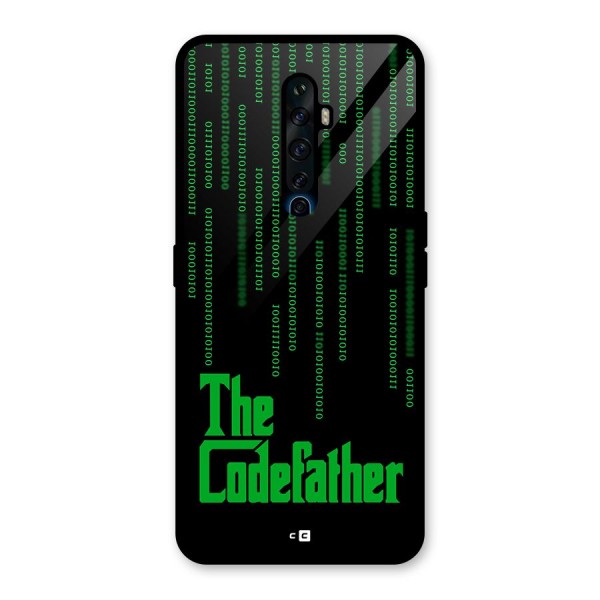 The Codefather Glass Back Case for Oppo Reno2 F