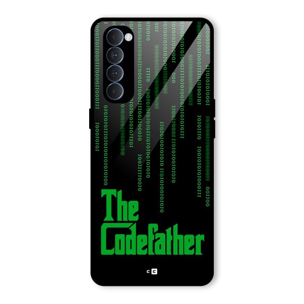 The Codefather Glass Back Case for Oppo Reno4 Pro