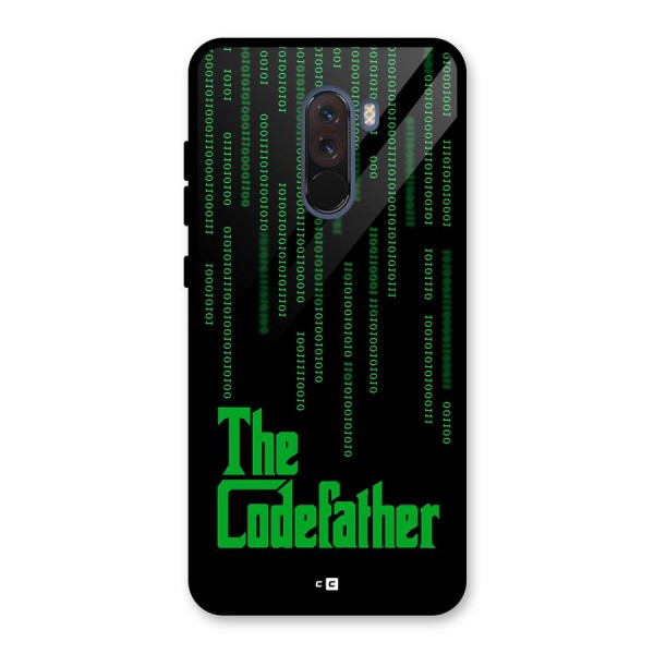 The Codefather Glass Back Case for Poco F1