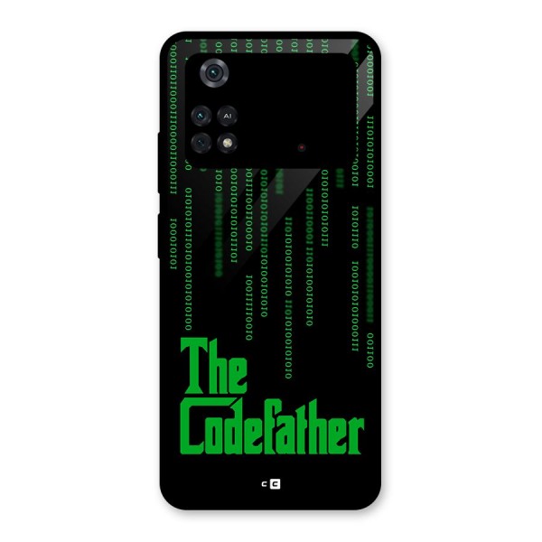 The Codefather Glass Back Case for Poco M4 Pro 4G