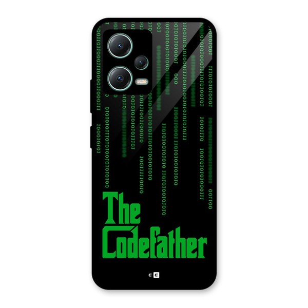 The Codefather Glass Back Case for Poco X5