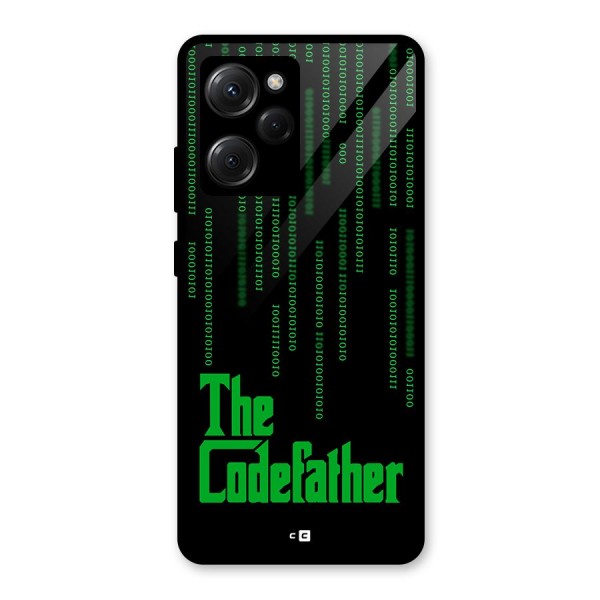 The Codefather Glass Back Case for Poco X5 Pro