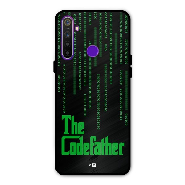 The Codefather Glass Back Case for Realme 5s