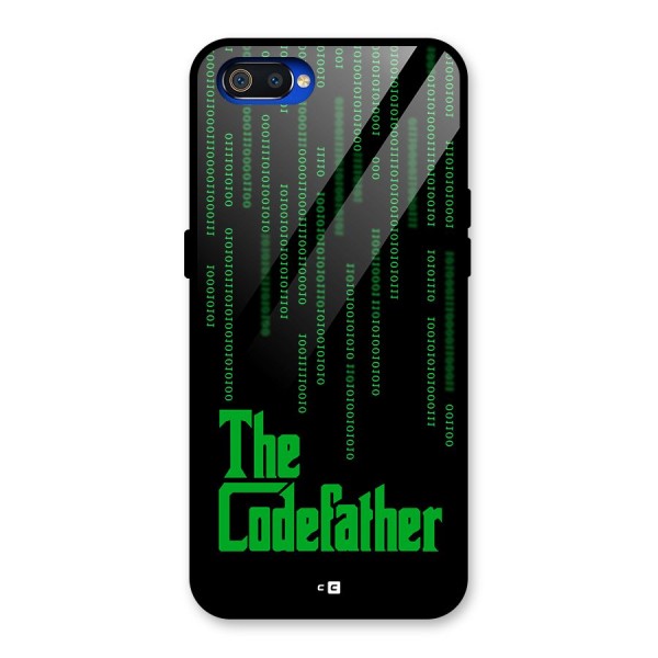 The Codefather Glass Back Case for Realme C2