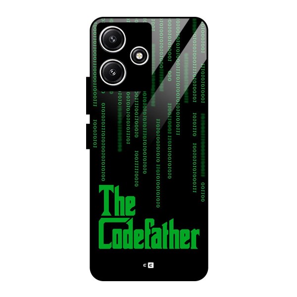 The Codefather Glass Back Case for Redmi 12 5G