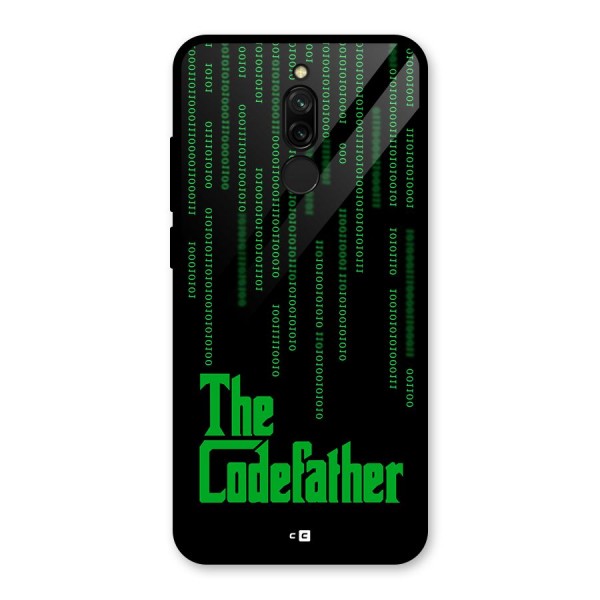 The Codefather Glass Back Case for Redmi 8