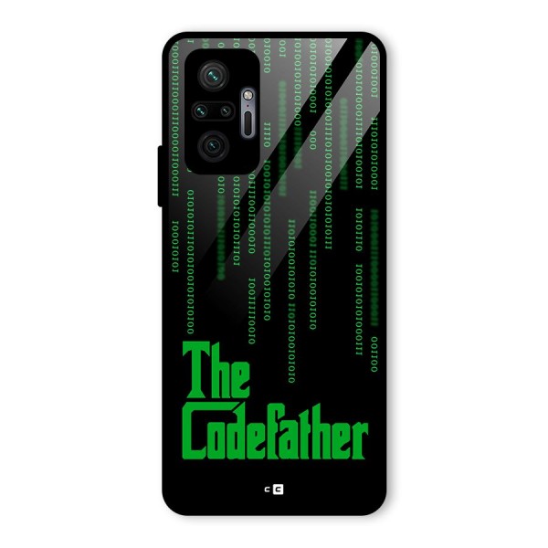 The Codefather Glass Back Case for Redmi Note 10 Pro