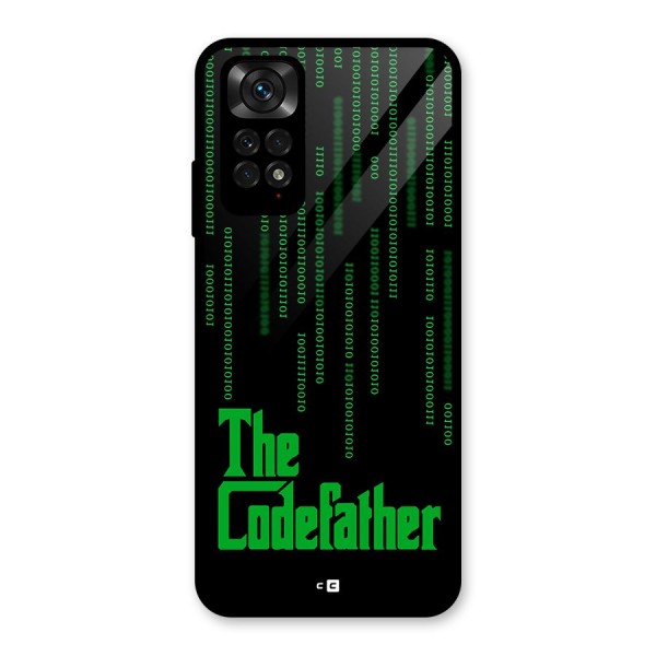 The Codefather Glass Back Case for Redmi Note 11S