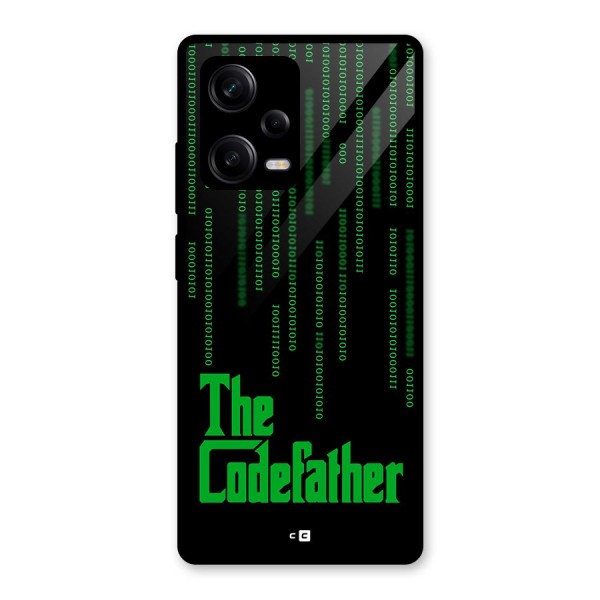 The Codefather Glass Back Case for Redmi Note 12 Pro