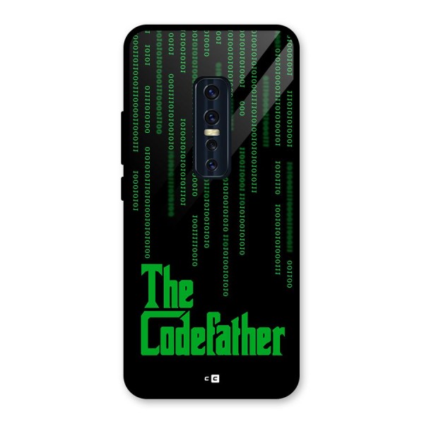 The Codefather Glass Back Case for Vivo V17 Pro