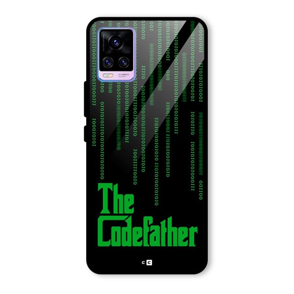 The Codefather Glass Back Case for Vivo V20 Pro