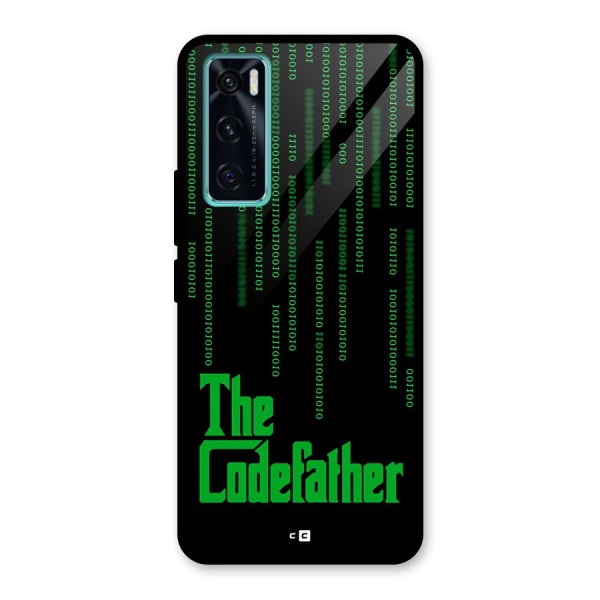 The Codefather Glass Back Case for Vivo V20 SE