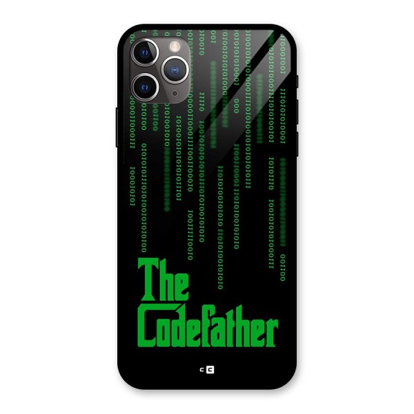 The Codefather Glass Back Case for iPhone 11 Pro Max