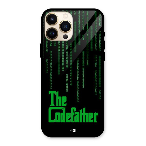 The Codefather Glass Back Case for iPhone 13 Pro Max