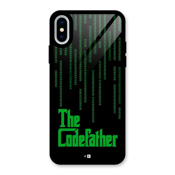 The Codefather Glass Back Case for iPhone X