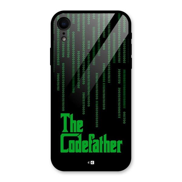 The Codefather Glass Back Case for iPhone XR