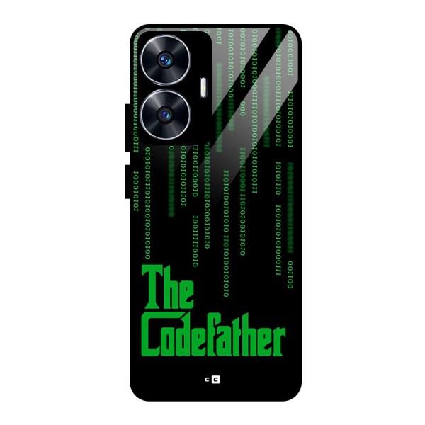 The Codefather Glass Back Case for realme C55