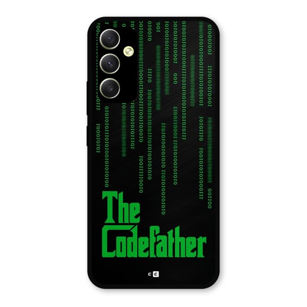 The Codefather Metal Back Case for Galaxy A34