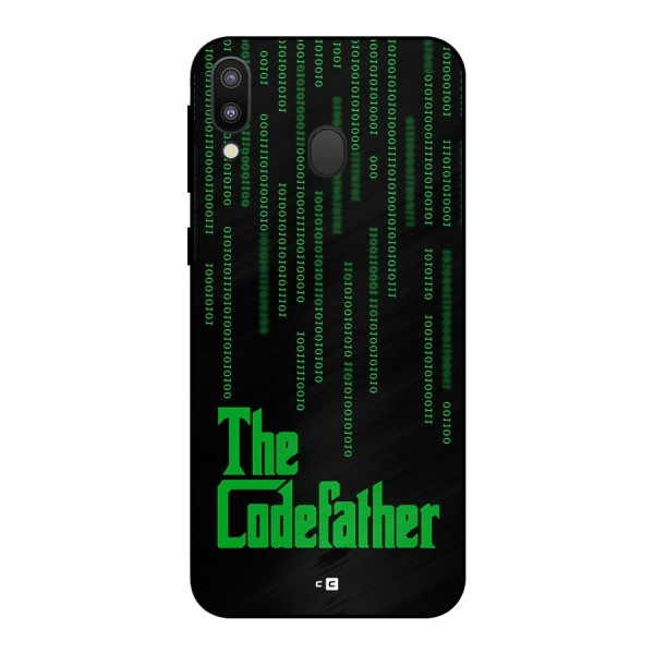 The Codefather Metal Back Case for Galaxy M20