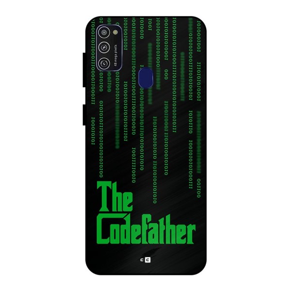 The Codefather Metal Back Case for Galaxy M21