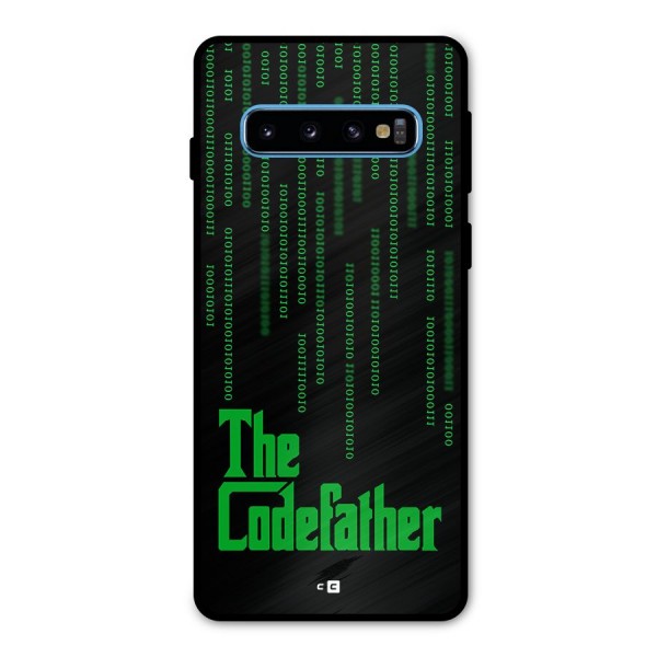 The Codefather Metal Back Case for Galaxy S10