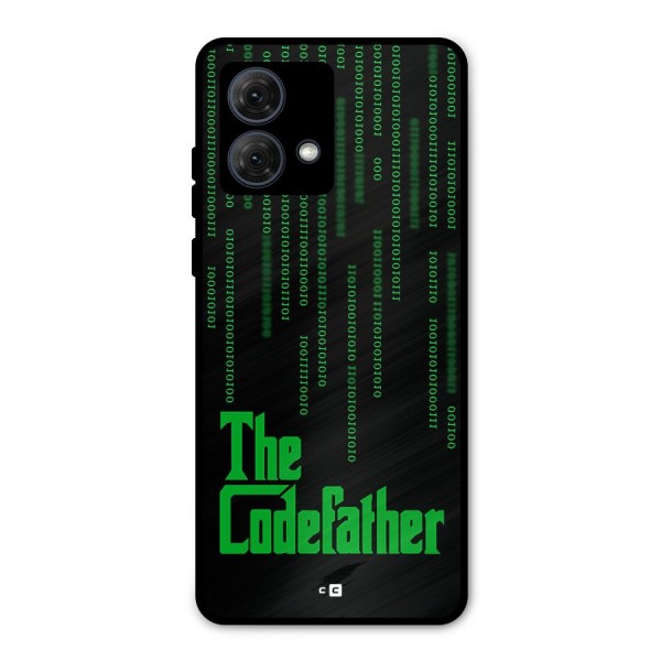 The Codefather Metal Back Case for Moto G84