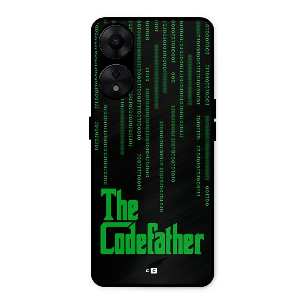 The Codefather Metal Back Case for Oppo A78 5G