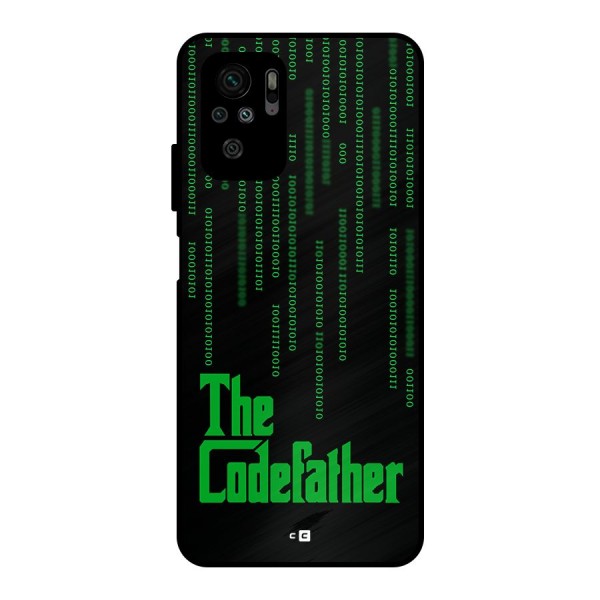 The Codefather Metal Back Case for Redmi Note 10