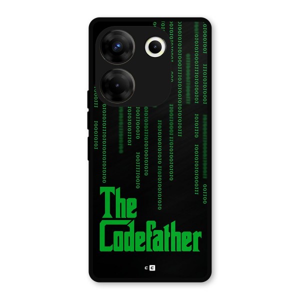 The Codefather Metal Back Case for Tecno Camon 20