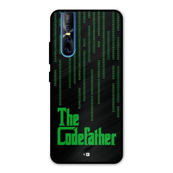 The Codefather Metal Back Case for Vivo V15 Pro