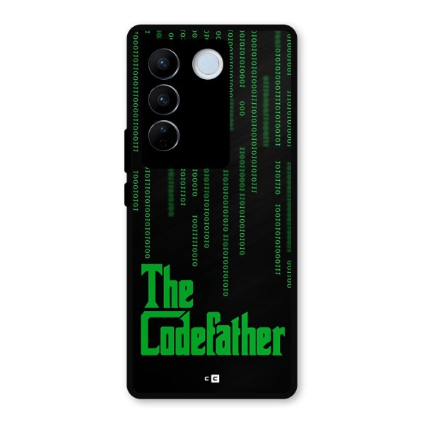 The Codefather Metal Back Case for Vivo V27 Pro