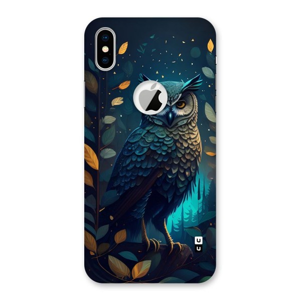 The Cunning Owl Back Case for iPhone XS Logo Cut