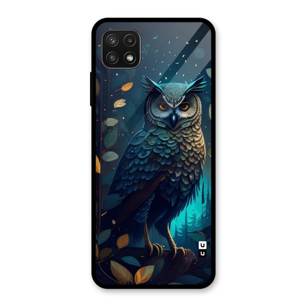 The Cunning Owl Glass Back Case for Galaxy A22 5G